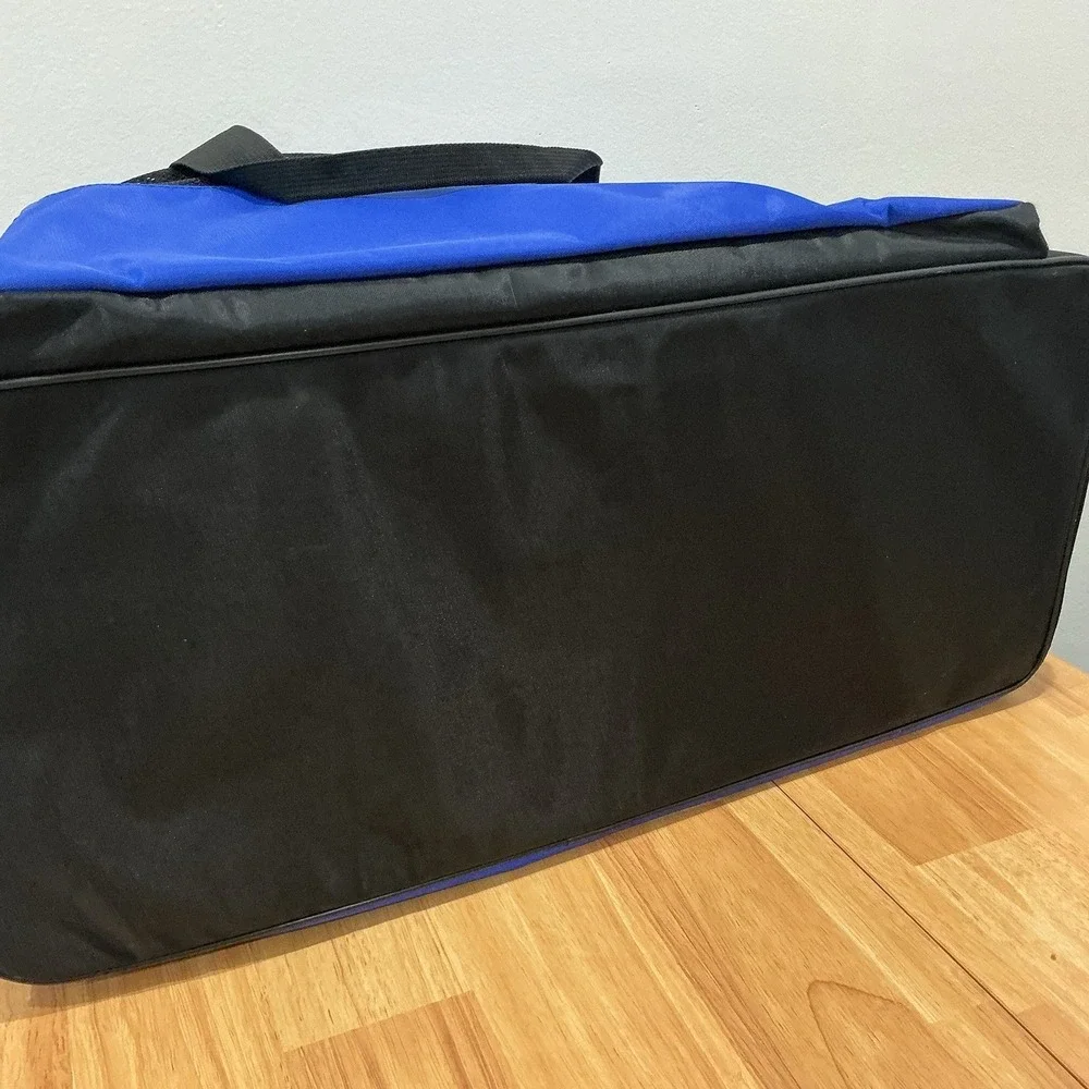 Vintage 90's Polo RL Sport Blue Gym Duffel Bag Travel Carry-On Large 23